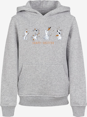 F4NT4STIC Sweatshirt 'Frozen 2 Olaf Shape-Shifter' in Grijs: voorkant