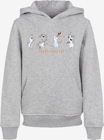 Felpa 'Frozen 2 Olaf Shape-Shifter' di F4NT4STIC in grigio: frontale