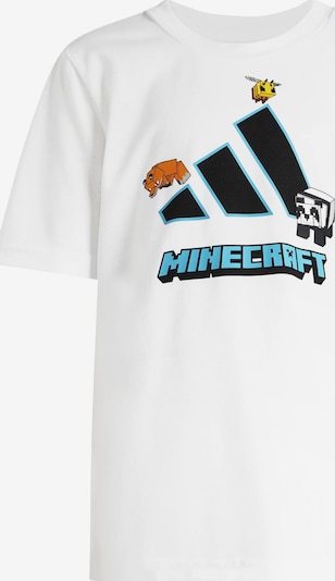 ADIDAS SPORTSWEAR Funktionsshirt 'Minecraft' in 98 in orange / schwarz / weiß, Produktansicht