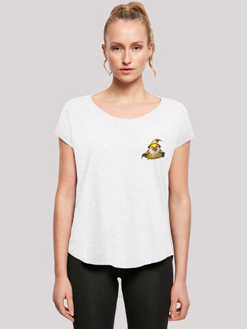 F4NT4STIC Shirt 'Rubber Duck Wizard' in White: front