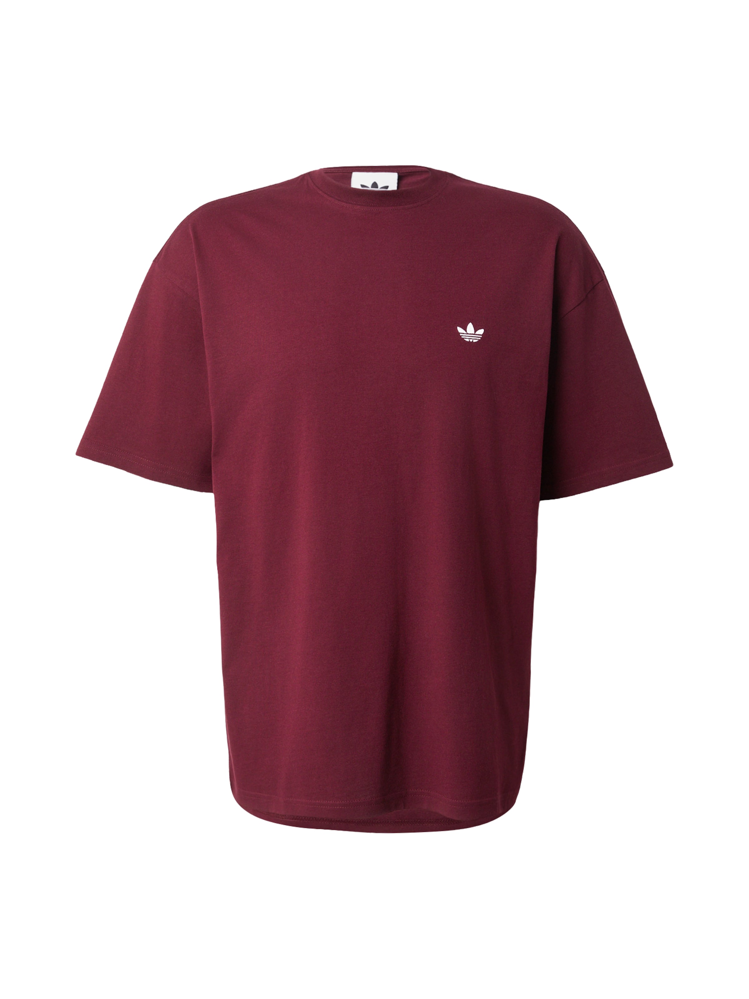 ADIDAS ORIGINALS T-shirt 'NCLR' i XS i kastanjebrun / vit, Produktvy