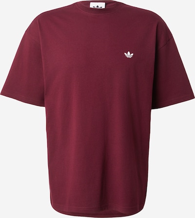XS dydžio Marškinėliai 'NCLR' iš ADIDAS ORIGINALS, spalva – kaštoninė spalva / balta, Prekių apžvalga