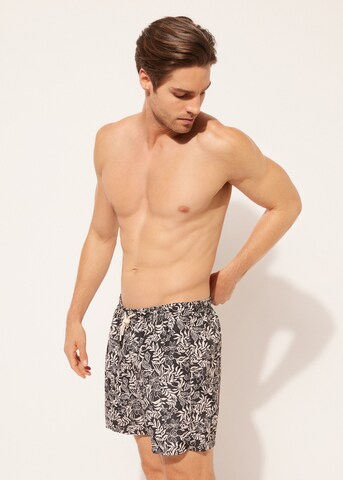 CALZEDONIA Regular Board Shorts in Black