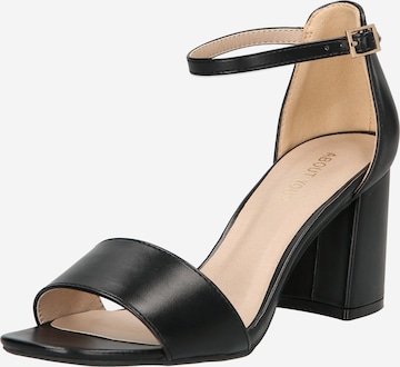 ABOUT YOU - Sandalias 'Alisha' en negro: frente