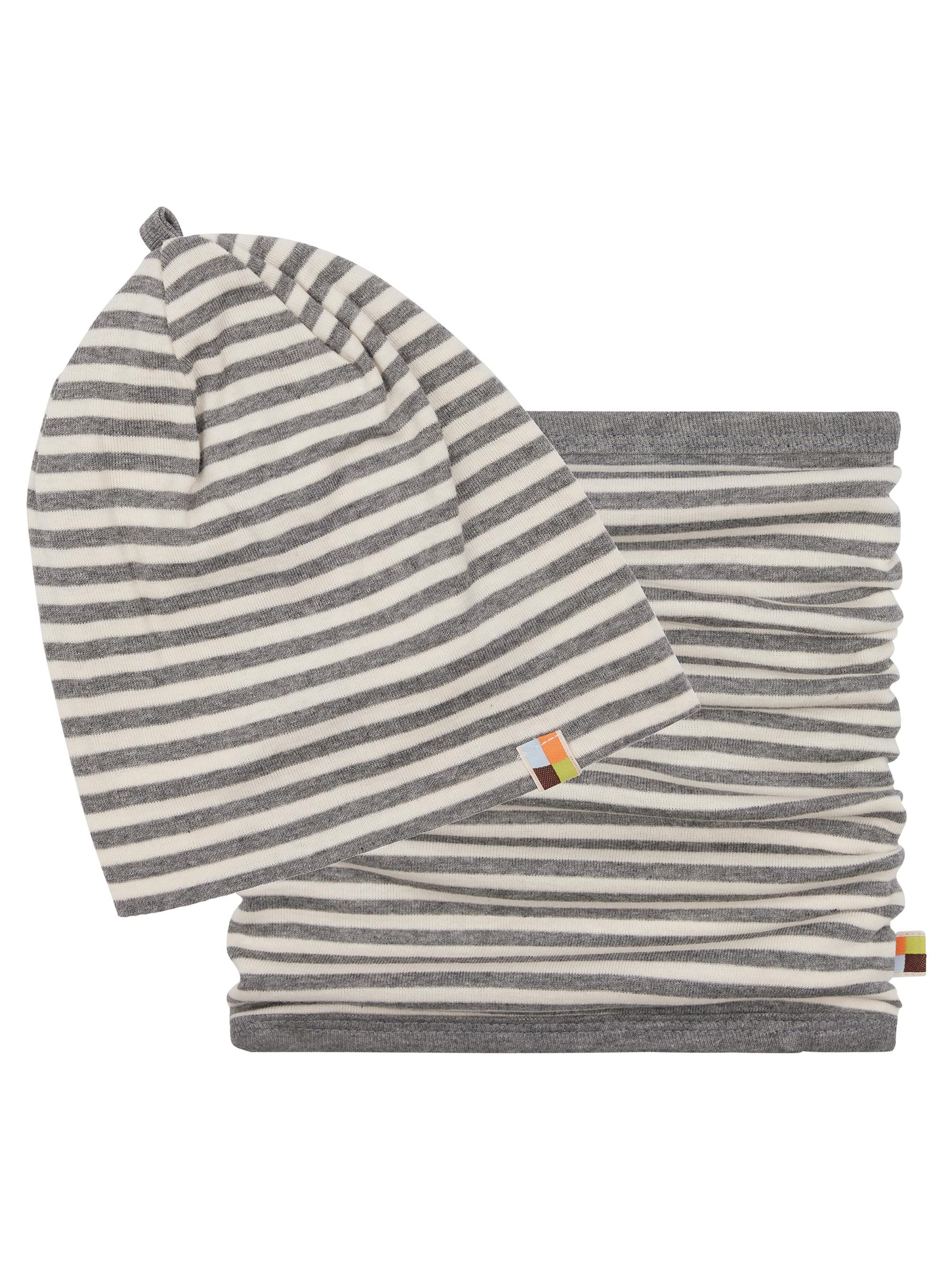 loud + proud Beanie in Grey: front