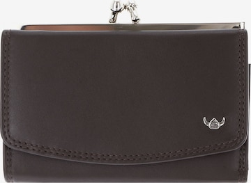 Porte-monnaies 'Polo' GOLDEN HEAD en marron : devant