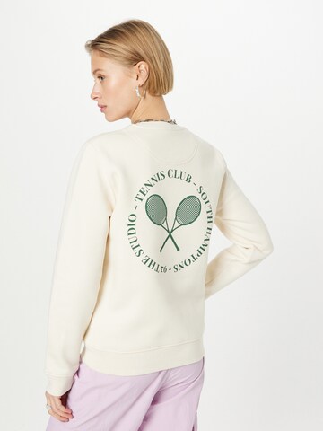 92 The Studio Sweatshirt 'Tennis' in Beige