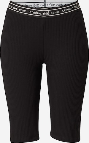 Esmé Studios Slimfit Leggings 'April' in Zwart: voorkant