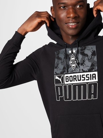 PUMA - Sweatshirt de desporto 'Borussia Mönchengladbach' em preto