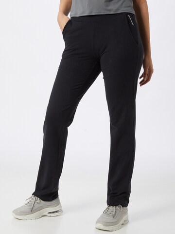 Loosefit Pantalon de sport ESPRIT en noir : devant