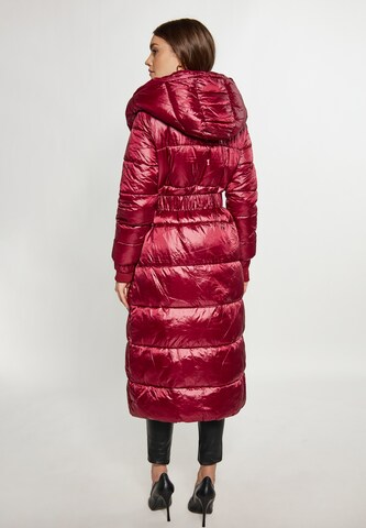 faina - Sobretudo de inverno em vermelho