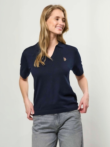 Top ' UWLilwan ' de la U.S. POLO ASSN. pe albastru