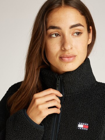 Tommy Jeans Ζακέτα φλις σε μαύρο