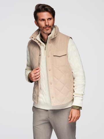 Gilet 'OM-JAVJ-0277' Ombre en beige