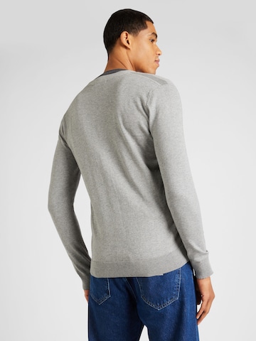 SELECTED HOMME Knit Cardigan 'BERG' in Grey
