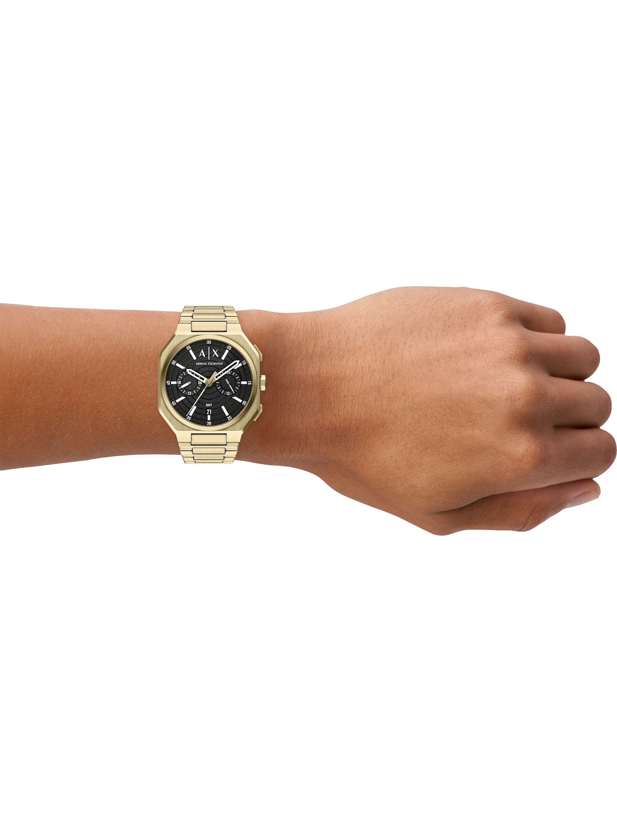 ARMANI EXCHANGE Analog watch in Gold: front
