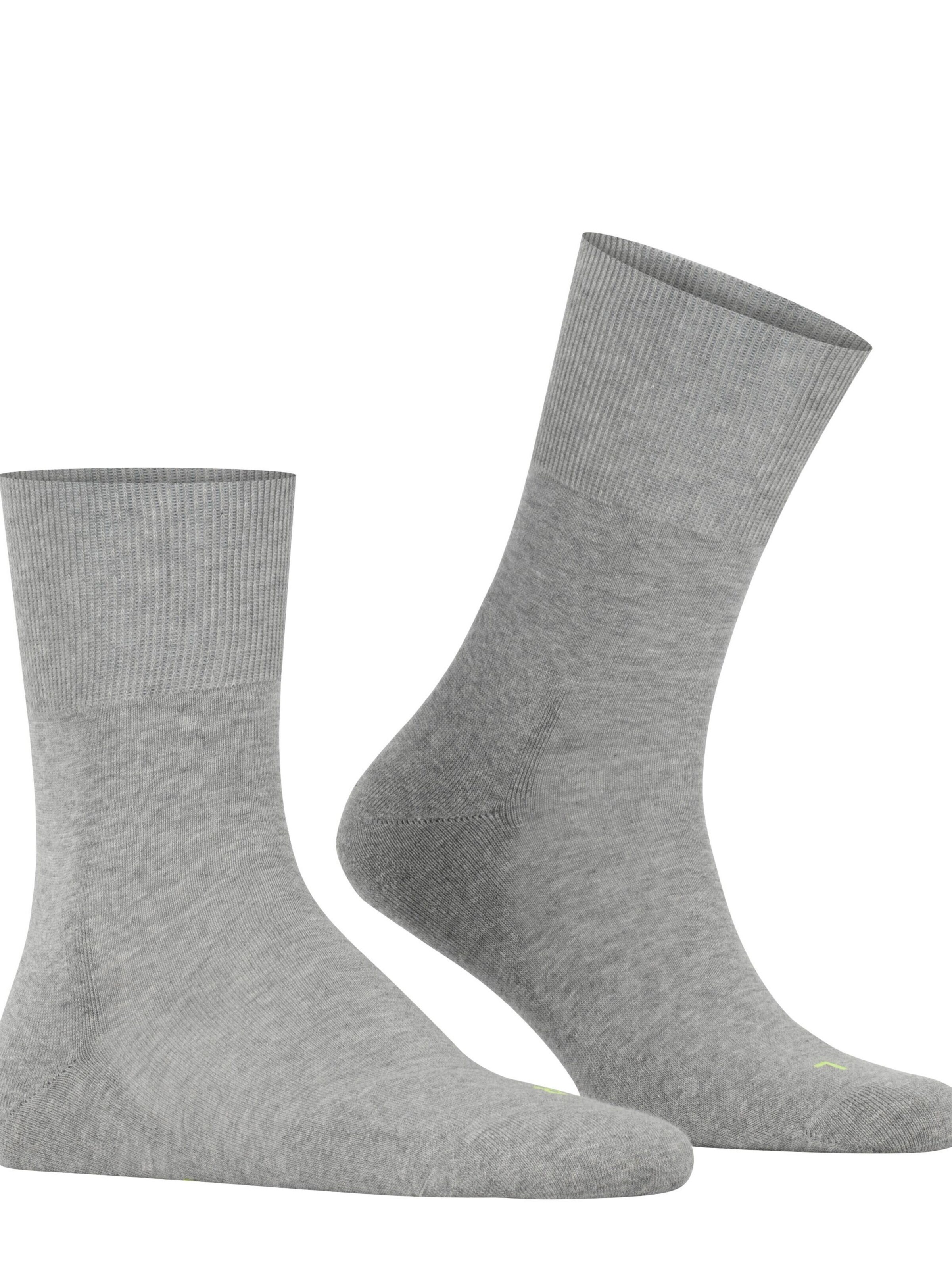 FALKE Socks 'Run' in Grey: front