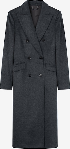 GOBI Cashmere Übergangsmantel 'Cashmere Peak Lapel Long Coat' in Grau: Vorderseite