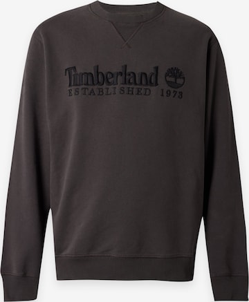 TIMBERLAND Mikina 'ESTABLISHED 1973' – černá: přední strana