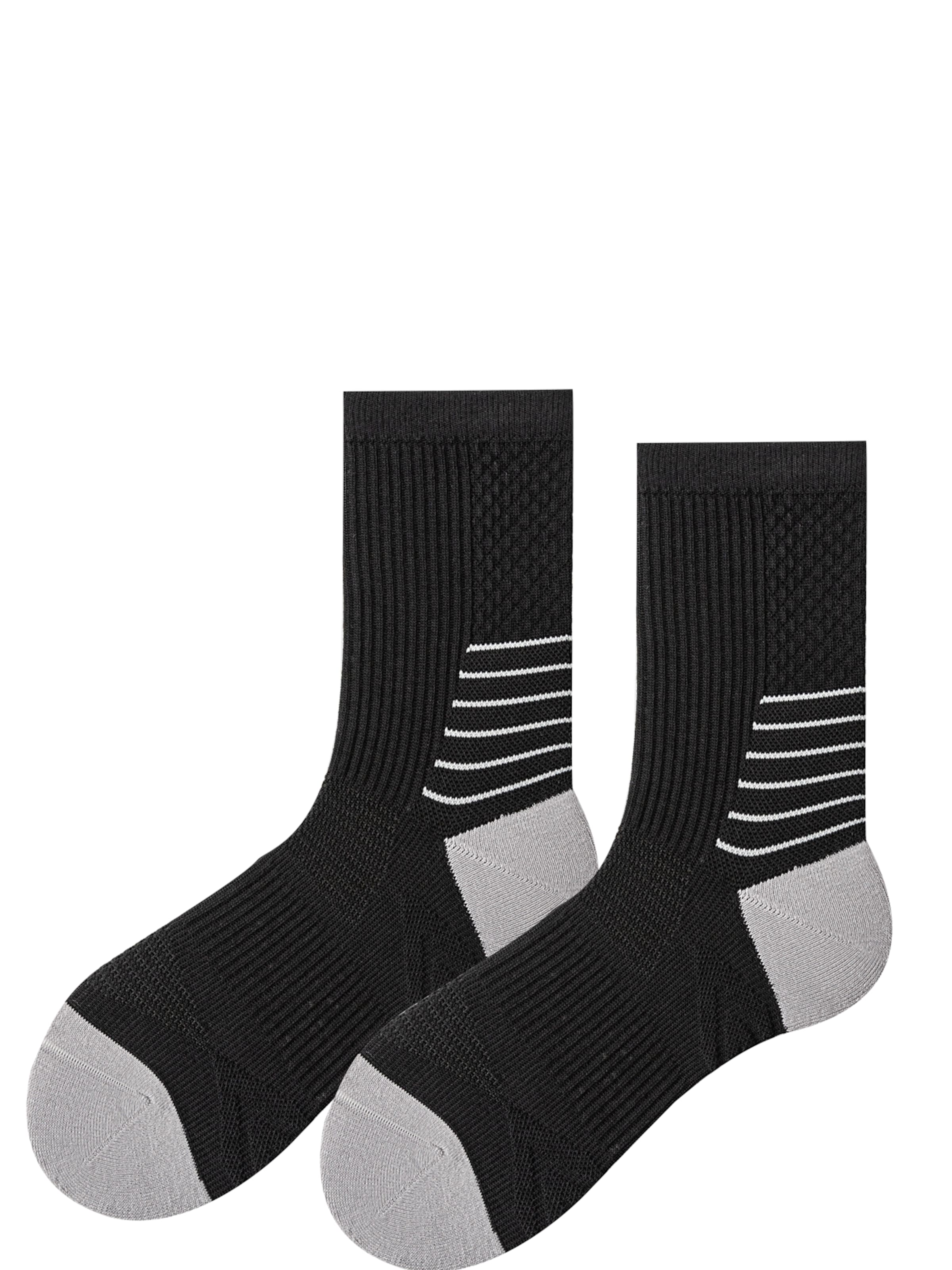 Millo Athletic Socks 'Sport Vibe' in Black: front