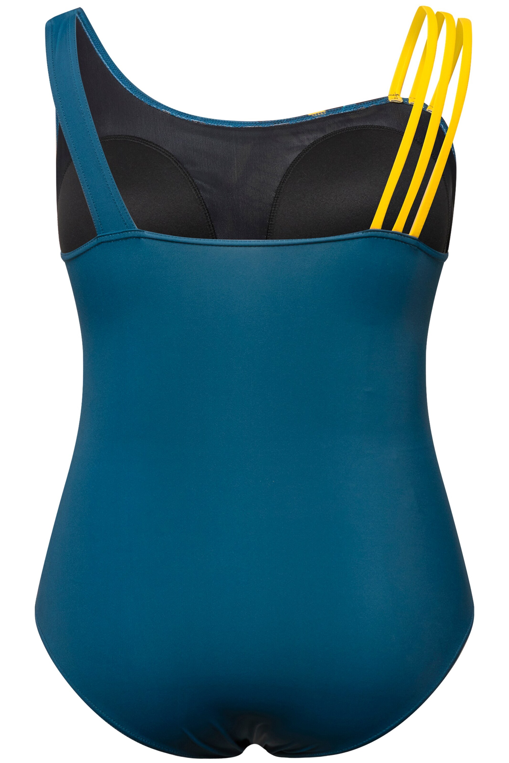 Ulla Popken T-shirt Swimsuit in Blue