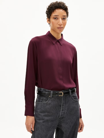 ARMEDANGELS Blouse 'LARISAANA' in Rood: voorkant