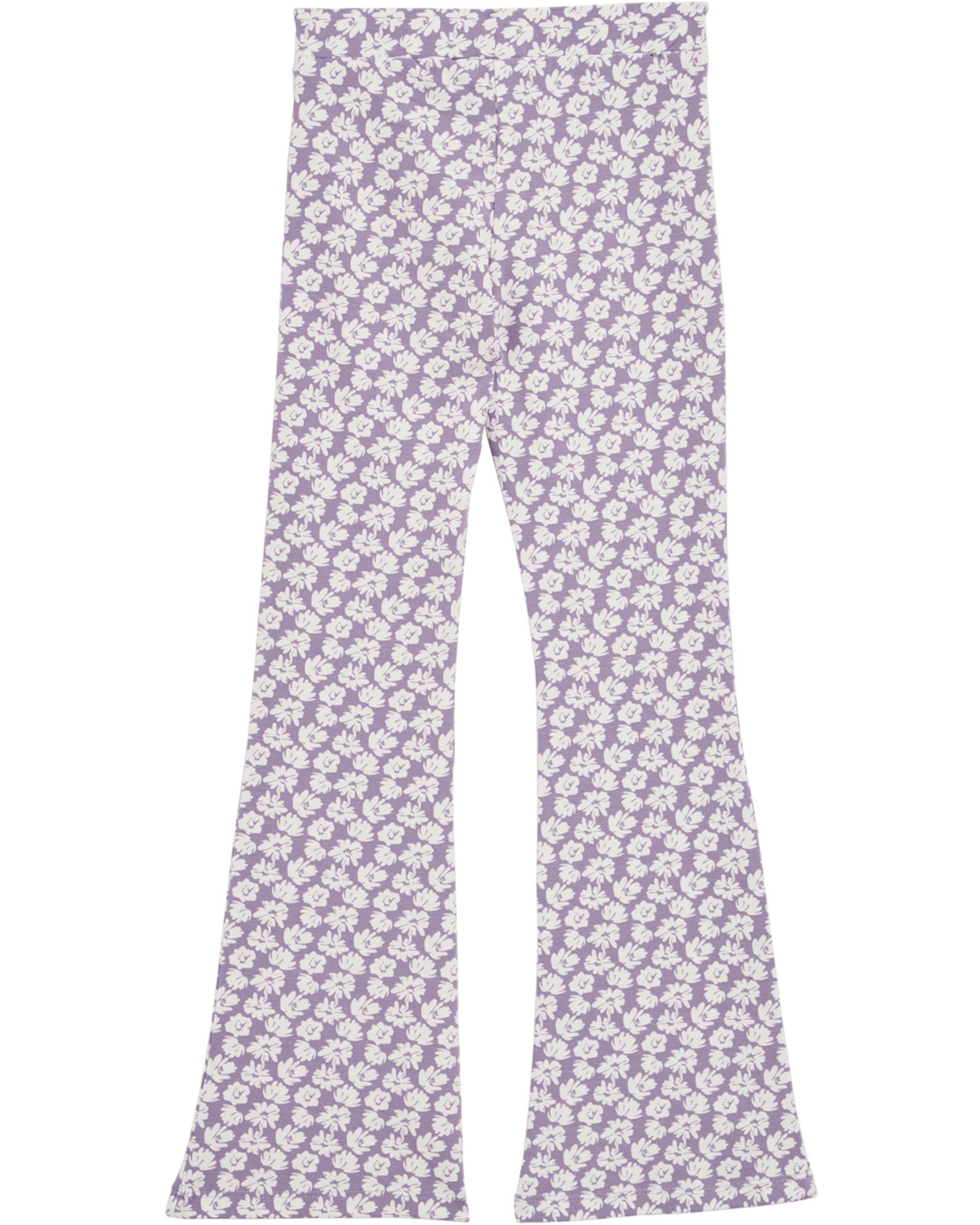 WE Fashion Flared Leggings i lilla