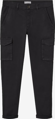 MANGO TEEN Regular Pants 'Cargot' in Black: front