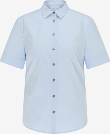 usha BLUE LABEL Bluse in Blau: predná strana