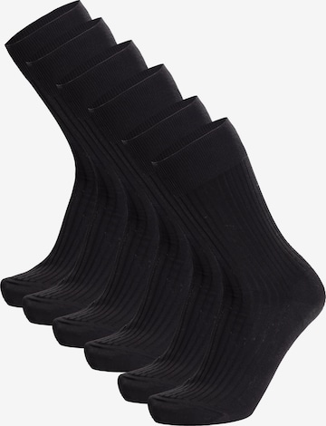 Ciocca Socken in Schwarz: Vorderseite