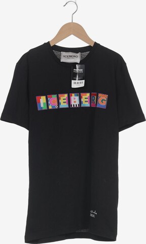 ICEBERG T-Shirt S in Schwarz: predná strana