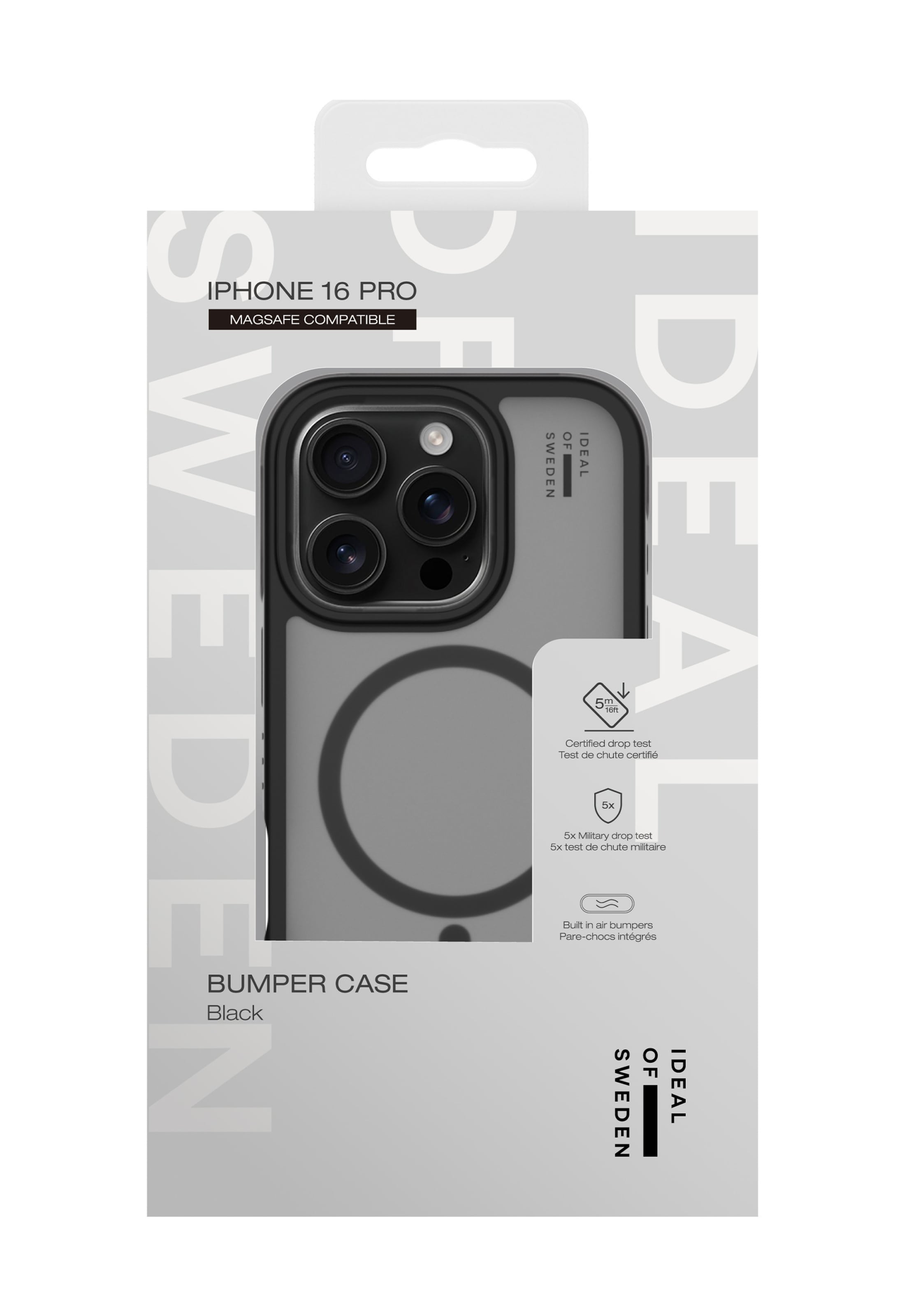 iDeal of Sweden - Funda para smartphone 'iPhone 16 Pro' en negro