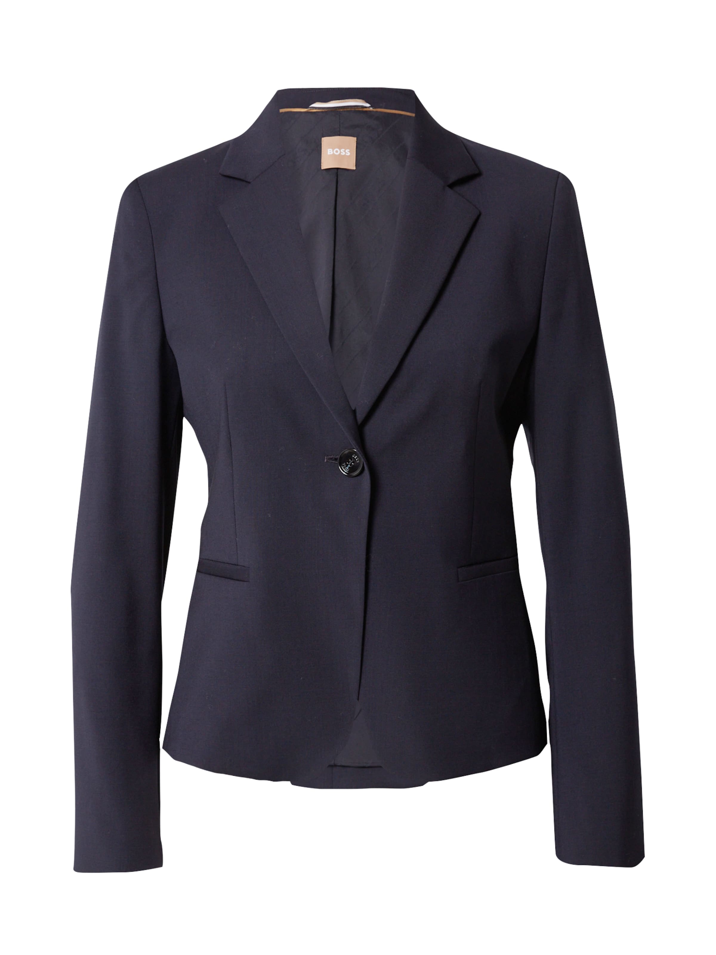 Blazer &#x27;Jarua&#x27; di BOSS in blu: frontale