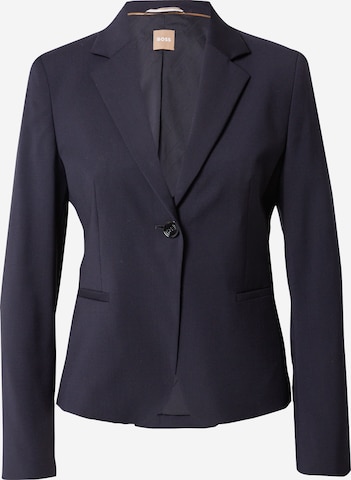 Blazer 'Jarua' BOSS Black en bleu : devant