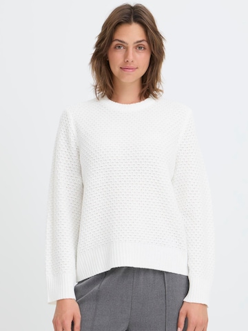 Oxmo - Pullover 'Nelly' em branco: frente