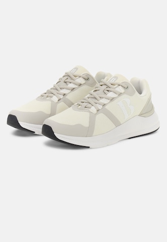 Baskets basses Boggi Milano en blanc : devant