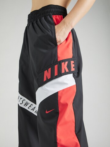 Nike Sportswear Loosefit Παντελόνι σε μαύρο