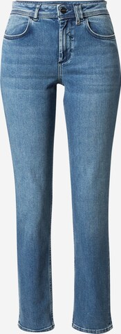 COMMA Slimfit Jeans in Blauw: voorkant