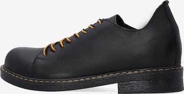 VENEZIA Schnürschuh in Schwarz: Vorderseite