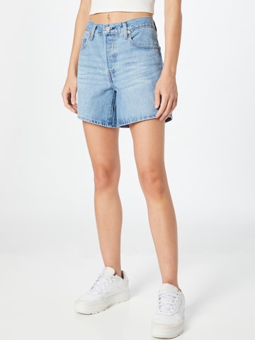 LEVI'S ® regular Τζιν '501 Rolled Short' σε μπλε: μπροστά