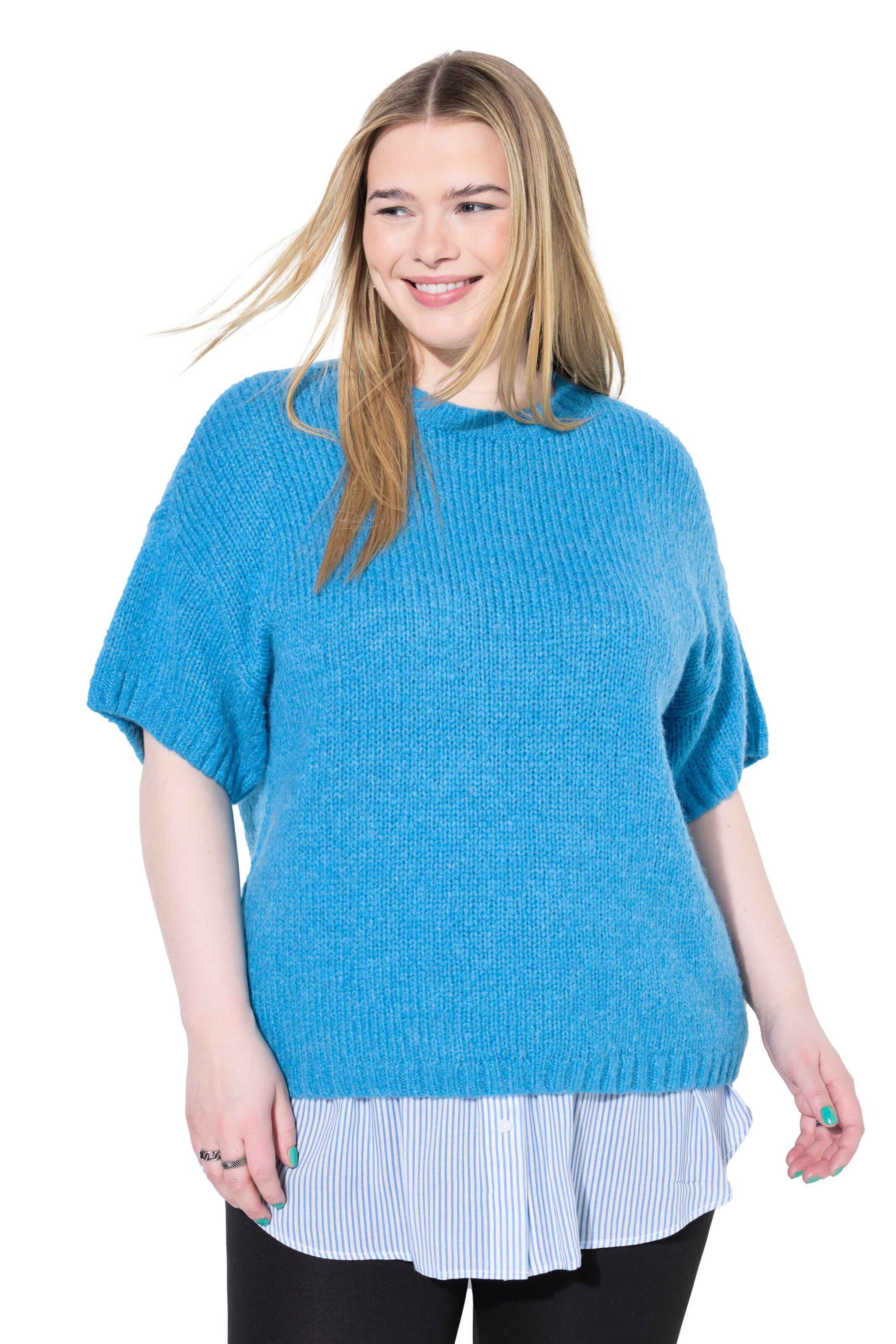 Studio Untold Trui in Blauw: voorkant