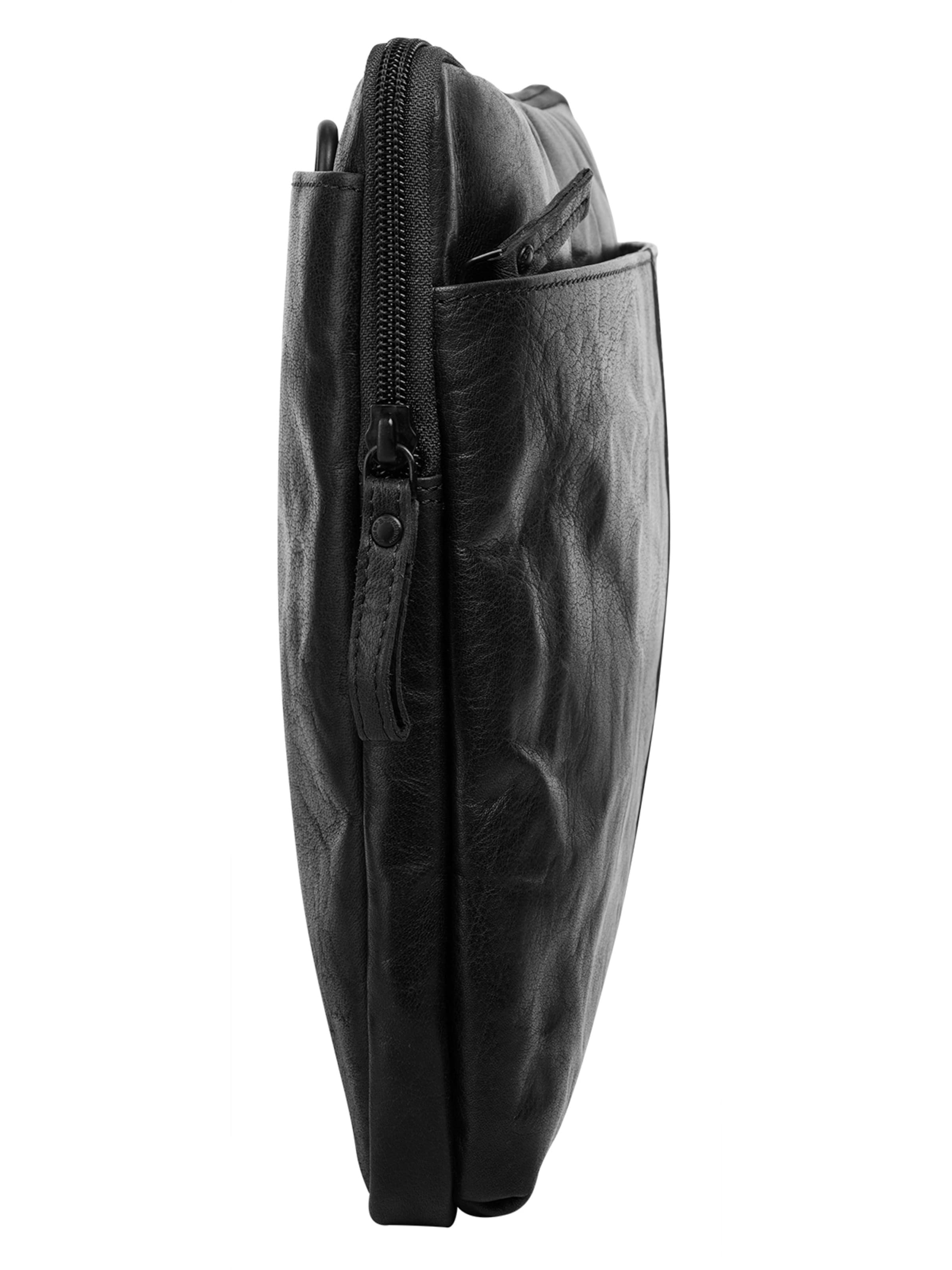 Spikes & Sparrow Document Bag in Black