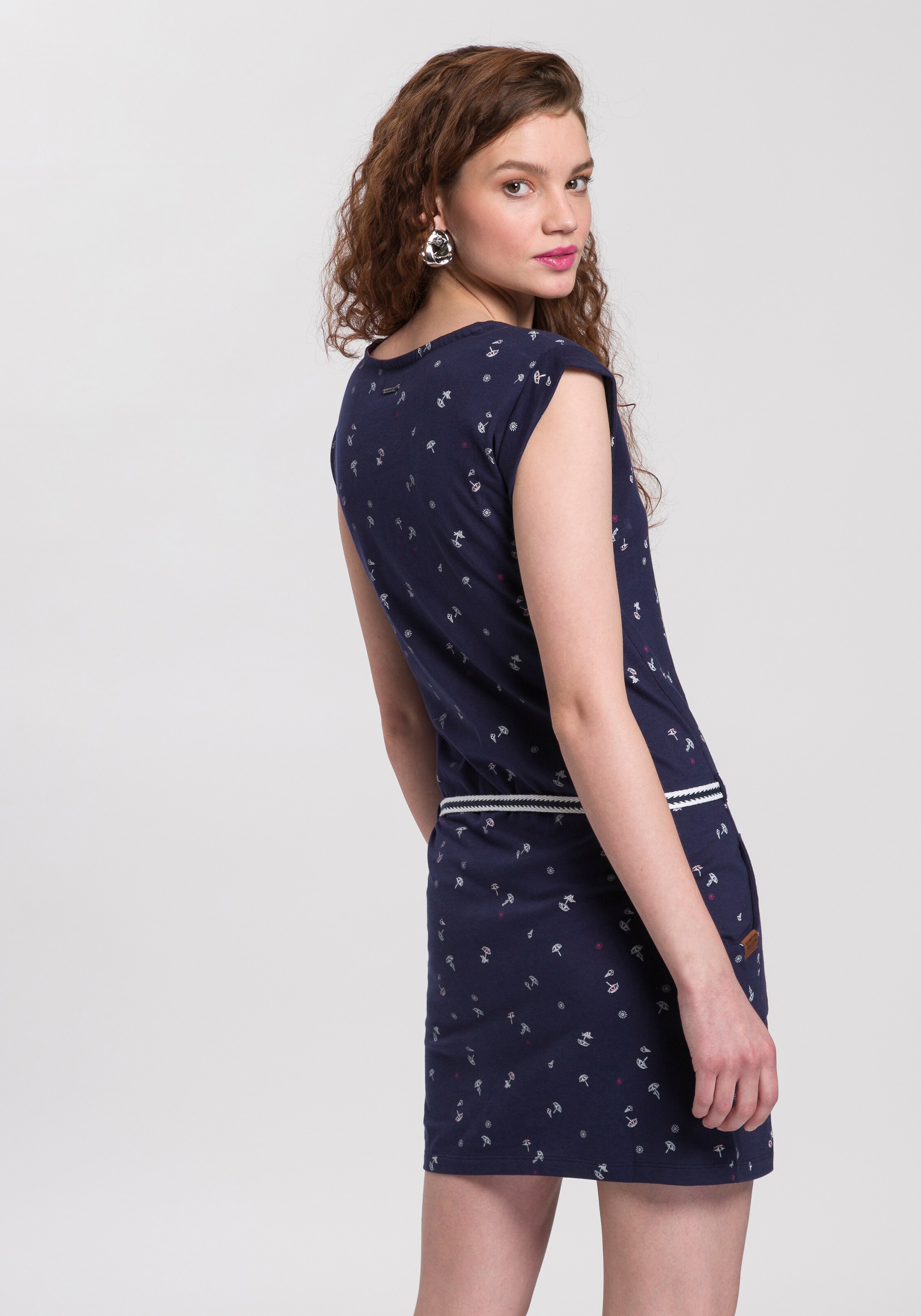 Frauen Große Größen KangaROOS Kleid in Dunkelblau - SQ64399 Frauen Große Größen KangaROOS Kleid in Dunkelblau - SQ64399