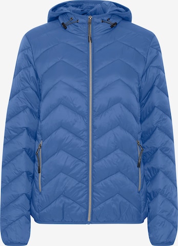 Fransa Between-Season Jacket 'Padma' in Blue: front