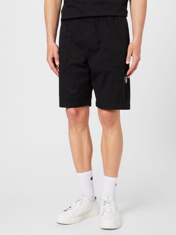 Regular Pantaloni de la Calvin Klein Jeans pe negru: față