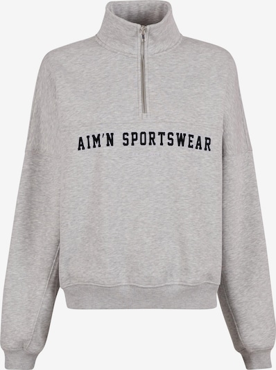 Aim'n Sweatshirt de desporto em L em cinzento claro / acinzentado / preto, Vista do artigo