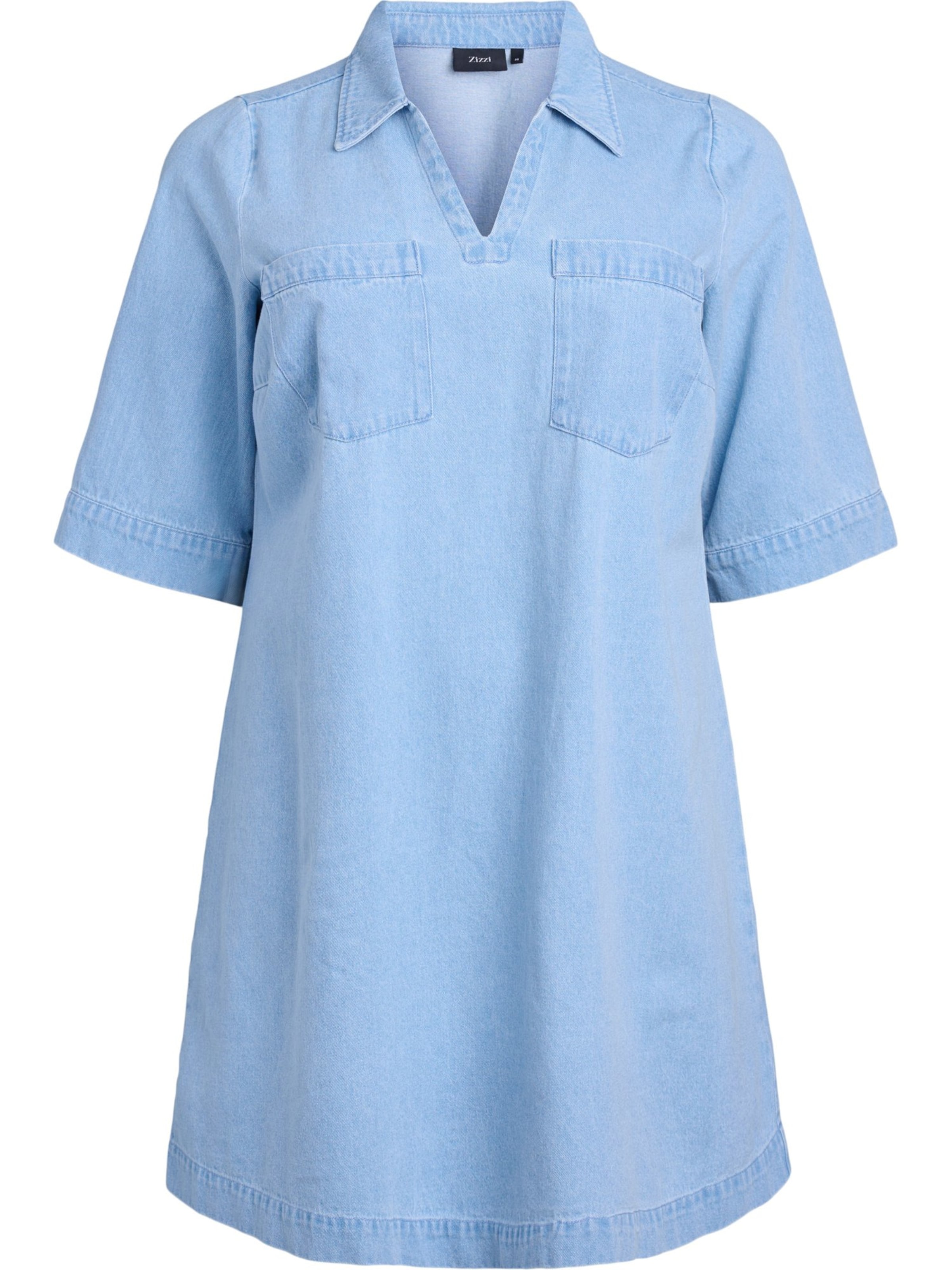 Zizzi Φόρεμα 'Jevia' σε μπλε: μπροστά