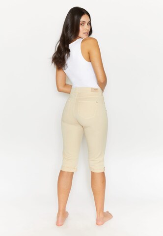 Coupe slim Jean Angels en beige