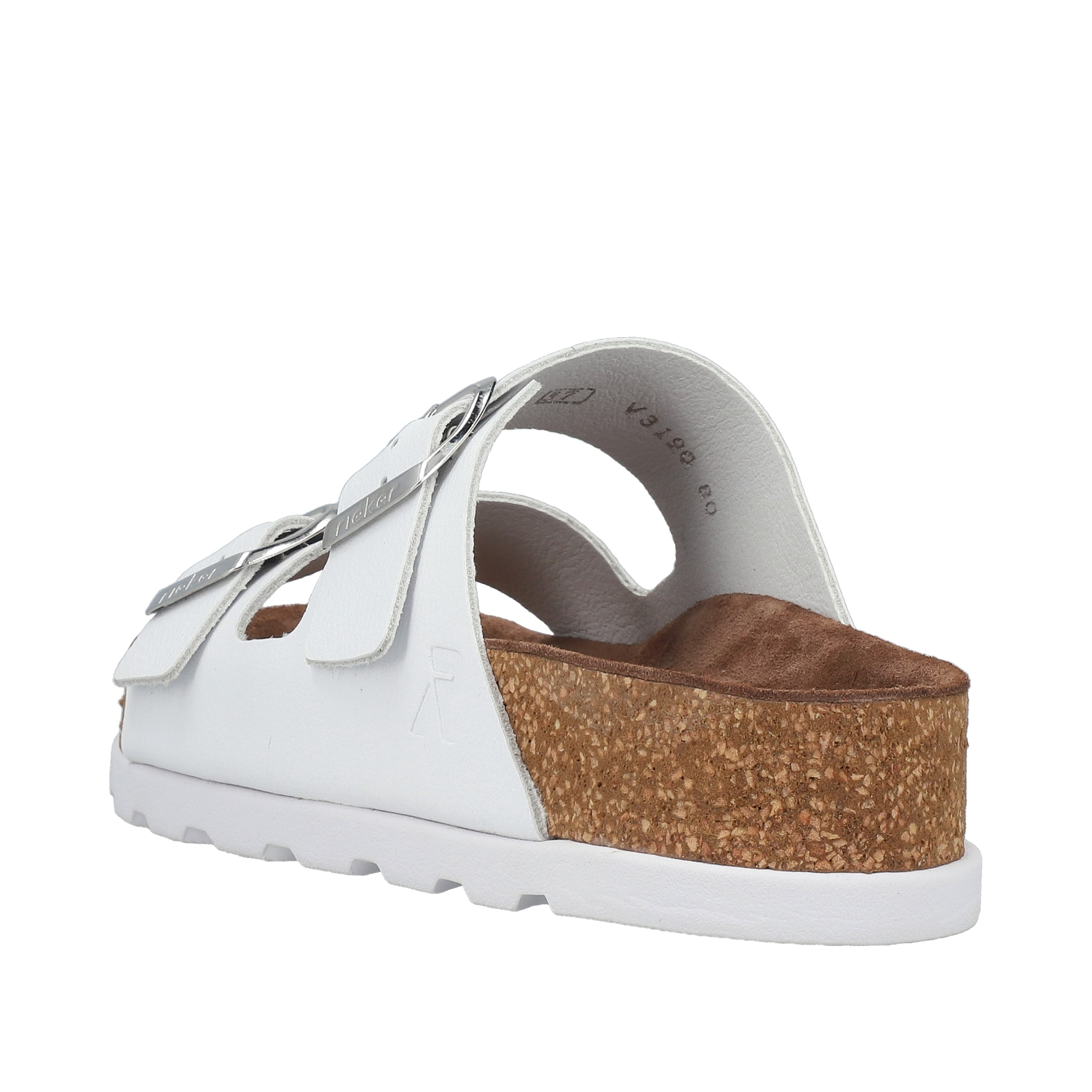 Mule Rieker en blanc