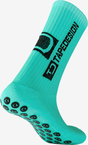 Tapedesign Athletic Socks in Blue: front